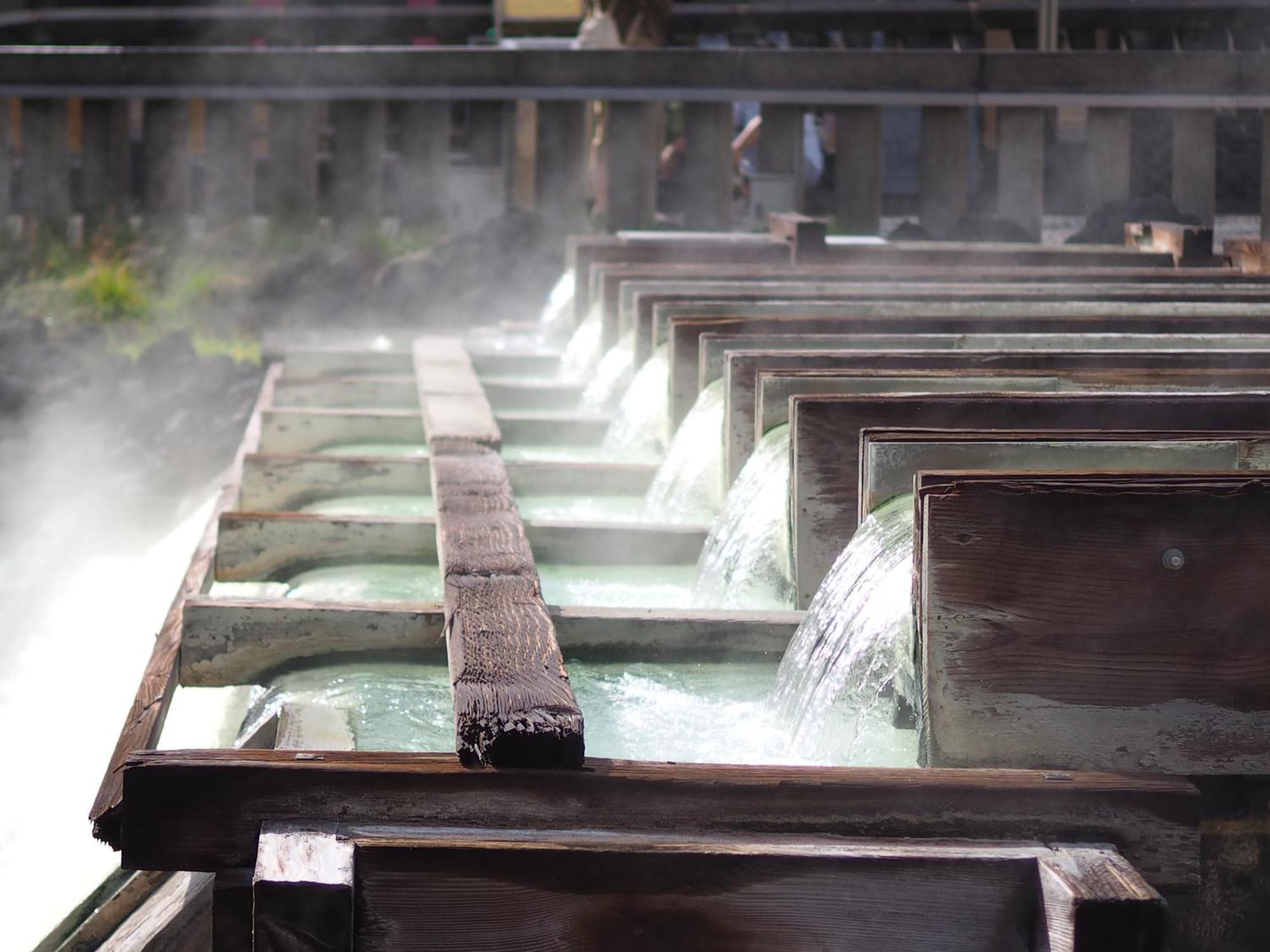 Buna Kusatsu Onsen Inn Bagian luar foto